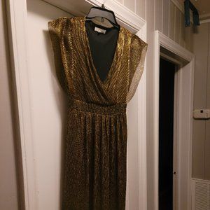 Beautiful Bronze maxi dress